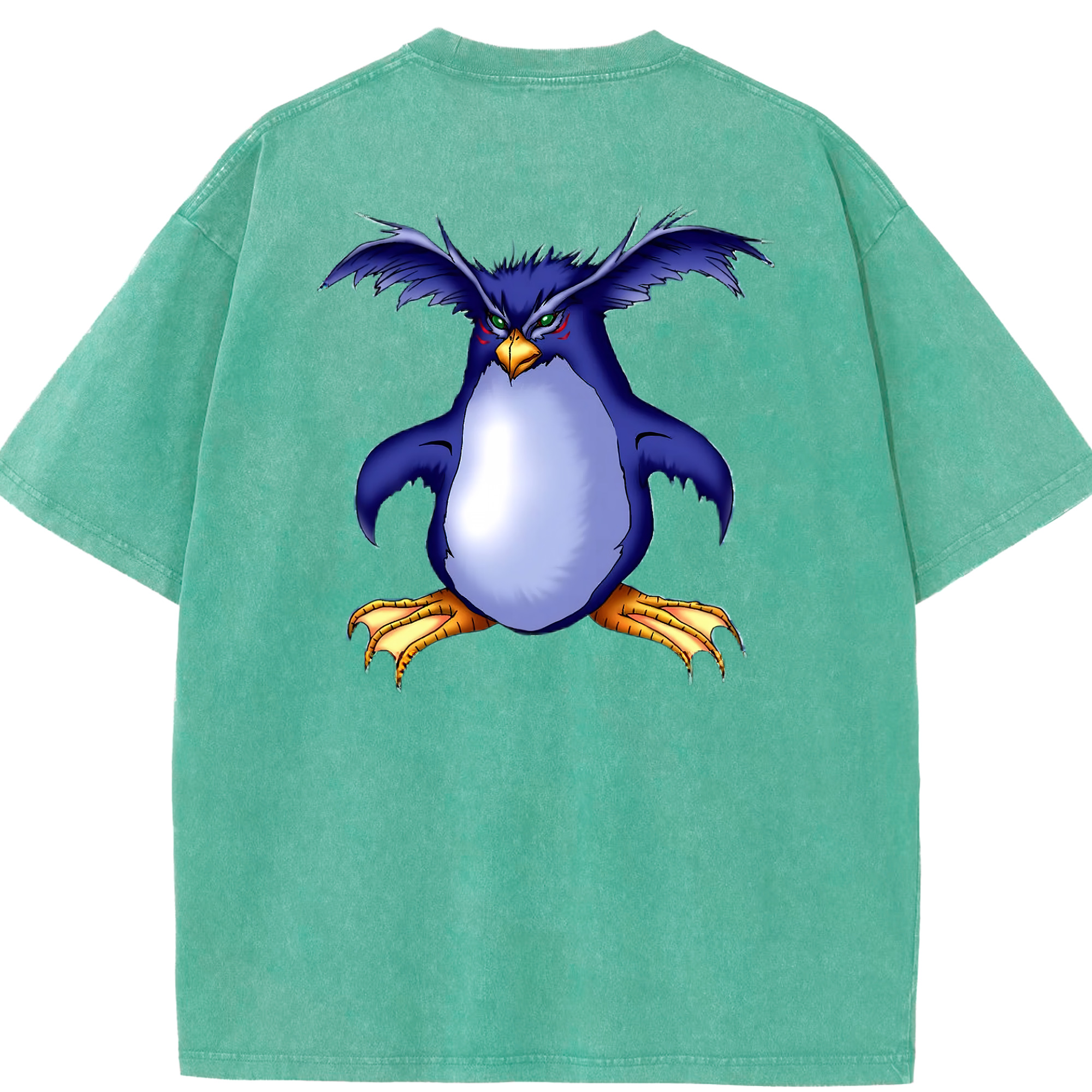 （画像用） 遊☆戯☆王 Yu-Gi-Oh! 綿100% ヴィンテージ風 半袖Tシャツ（背面プリント）